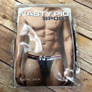Nasty Pig Underwear & Socks - Nasty Pig NWT Initial Jock XL Nasty Pig Underwear & Socks - Nasty Pig NWT Initial Jock XL